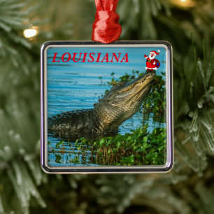 Ornement de Noël de vacances en Louisiane