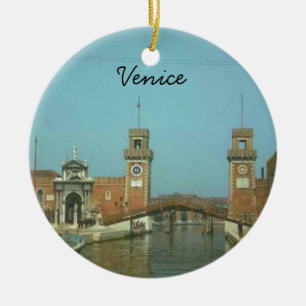 Ornement de Noël de Venise Italie