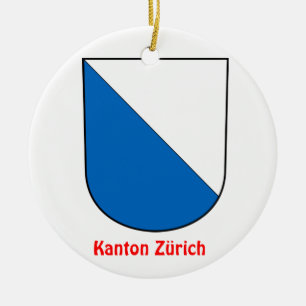 Ornement de Noël de Zürich* de canton