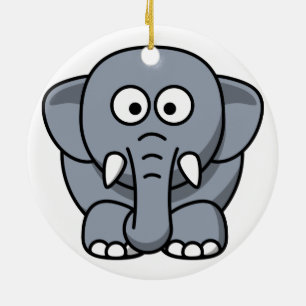 Ornement de Noël d'éléphant