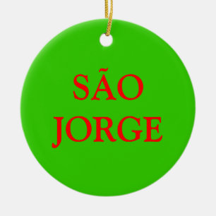 Ornement de Noël des Açores SÃO JORGE