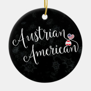 Ornement de Noël des Coeurs américains d'Autriche