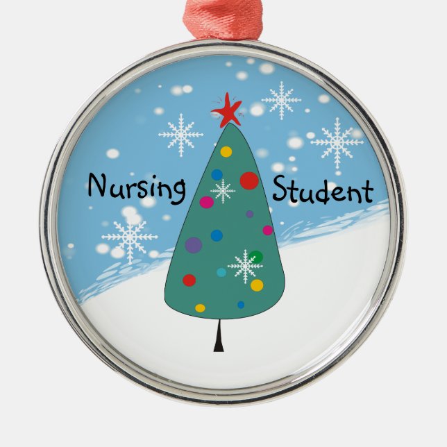 Ornement de Noël des étudiants en soins infirmiers (Devant)