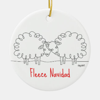 Ornement de Noël des moutons