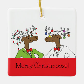 Ornement de Noël d'orignal