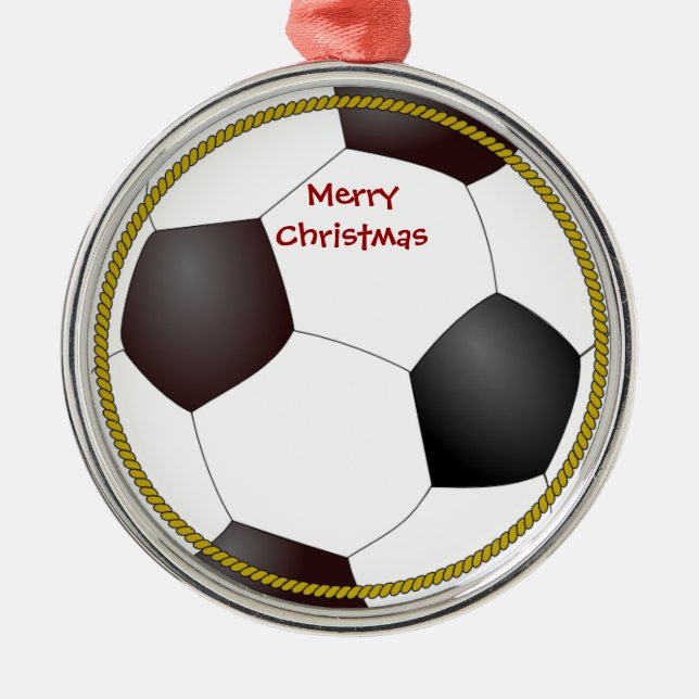 Ornement de Noël du bal de football (Devant)