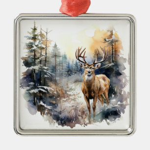 Ornement de Noël du cerf