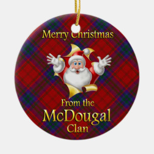 Ornement de Noël du clan écossais McDougal