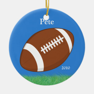 Ornement de Noël du football