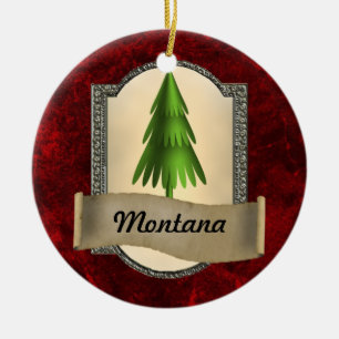 Ornement de Noël du Montana