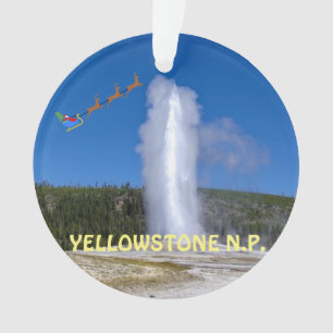 Ornement de Noël du parc national Yellowstone