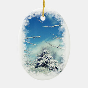 Ornement de Noël du pays des merveilles d'hiver