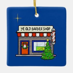 Ornement de Noël du salon de coiffure