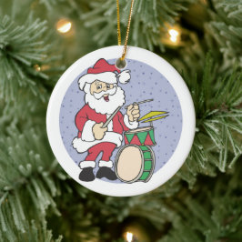 Ornement de Noël du tambour Père Noël