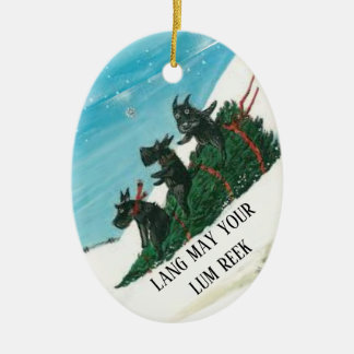 ornement de noël écossais