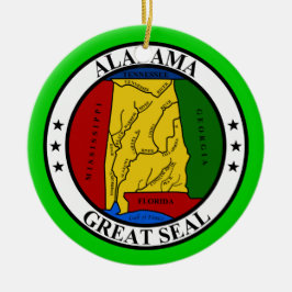Ornement de Noël en Alabama**