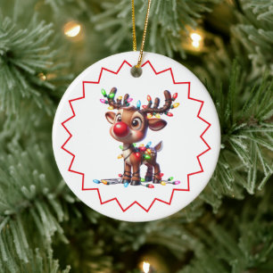 Ornement de Noël en céramique