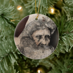 Ornement de Noël en céramique Déplaisant Père 