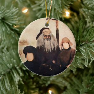 Ornement de Noël en céramique Déplaisant Père 