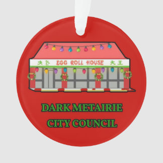 Ornement de Noël en Metairie foncée
