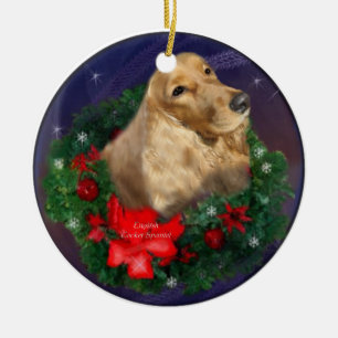 Ornement de Noël English Cocker Spaniel