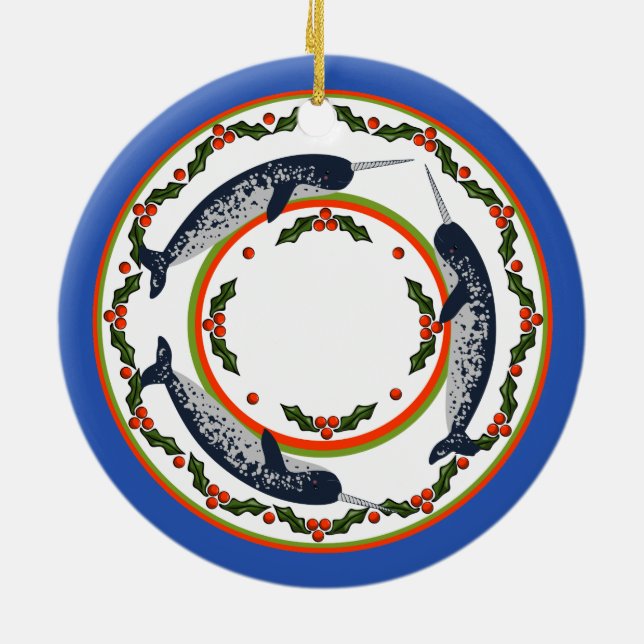 Ornement de Noël étroit (Dos)