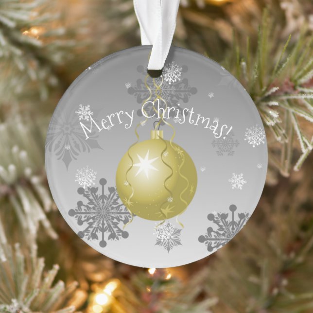 Ornement de Noël Gold Fancy (Arbre)