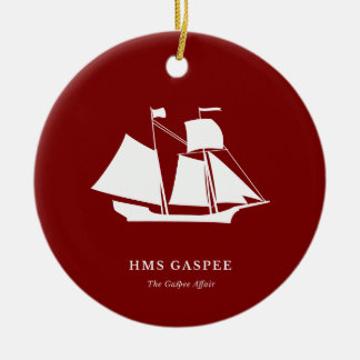 Ornement de Noël — HMS Gaspee