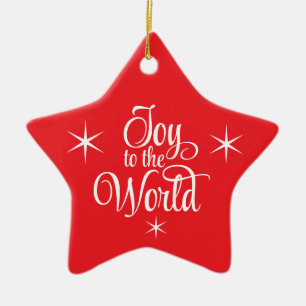 Ornement de Noël Joie au Monde
