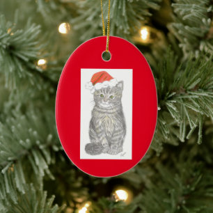 Ornement de Noël Kitten