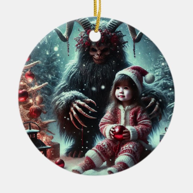 Ornement de Noël Krampus (Devant)
