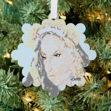 Ornement de Noël : La Vierge Marie