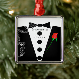 Ornement de Noël Mariage du Groomsman