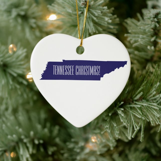 Ornement de Noël minimal du Tennessee (Arbre)