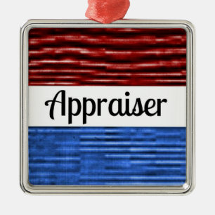 Ornement de Noël Patriotique Appraiser