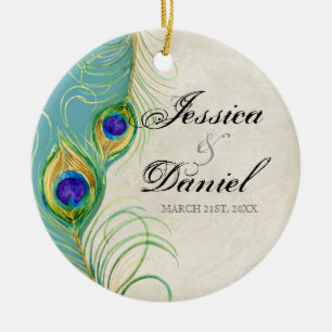 Ornement de Noël Peacock & Etchat vintage