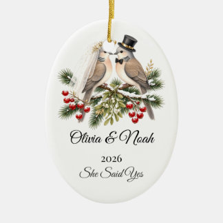 Ornement de Noël personnalisé avec des noms pour l