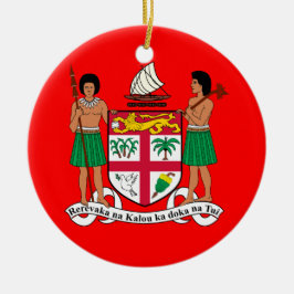 Ornement de Noël personnalisé FIJI