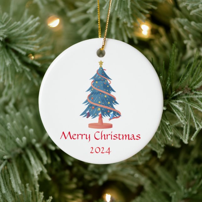 Ornement de Noël personnalisé Noël (Arbre)