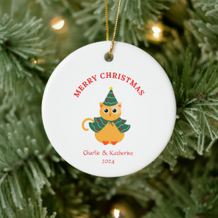 Ornement de Noël personnalisé Noël