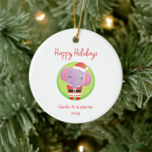 Ornement de Noël personnalisé Noël