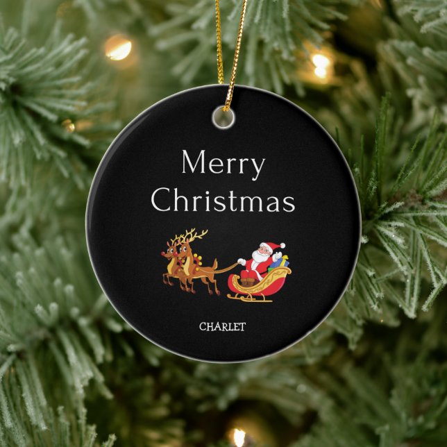 Ornement de Noël personnalisé Noël (Arbre)