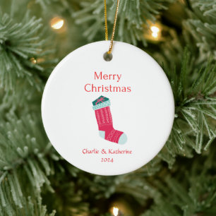 Ornement de Noël personnalisé Noël personnalisé o