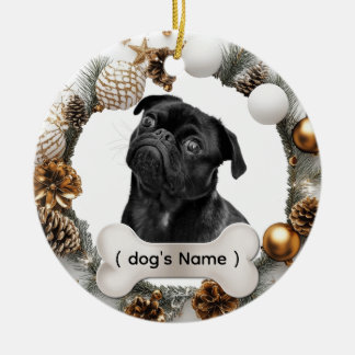 Ornement de Noël personnalisé pour chien