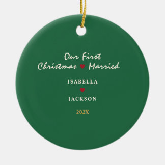 Ornement de Noël personnalisé pour le premier Noël