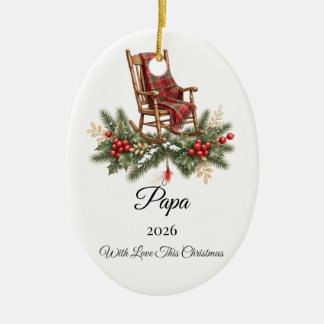 Ornement de Noël personnalisé pour Papa
