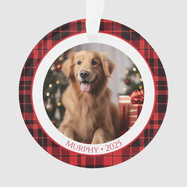 Ornement de Noël pour animal de compagnie amateur  (devant)