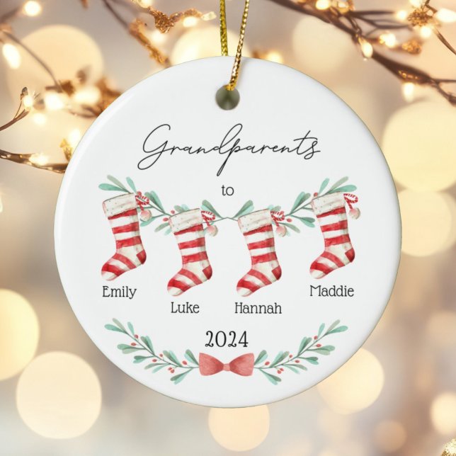 Ornement de Noël pour grands-parents chaussettes p (Créateur téléchargé)