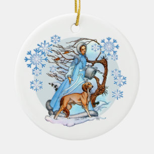Ornement de Noël pour une promenade hivernale