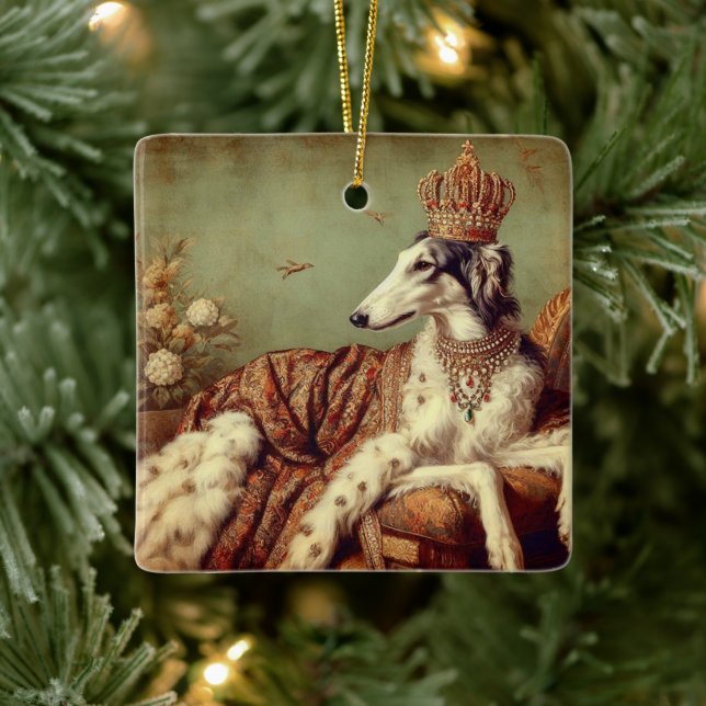 Ornement de Noël Royal Borzoi (Arbre)